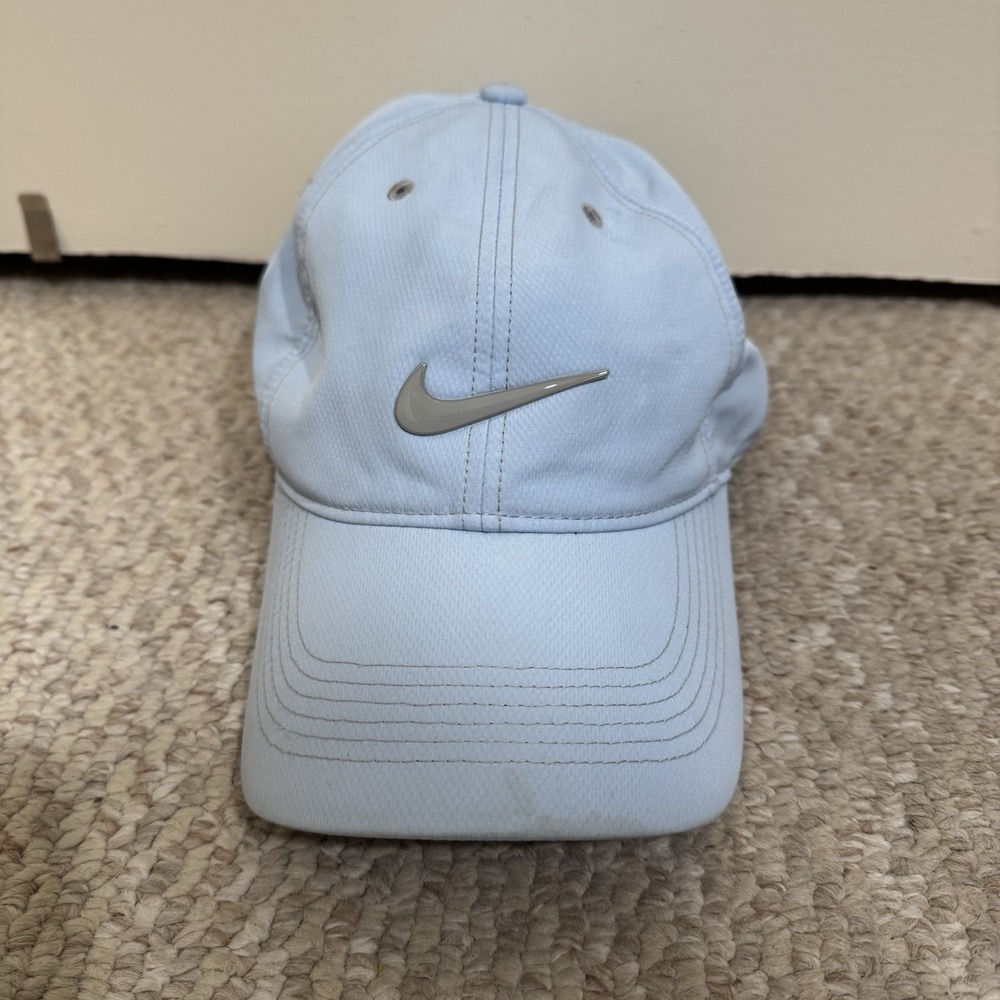 Nike Golf Hat Cap Adjustable Carolina Light Blue Strapback OSFA